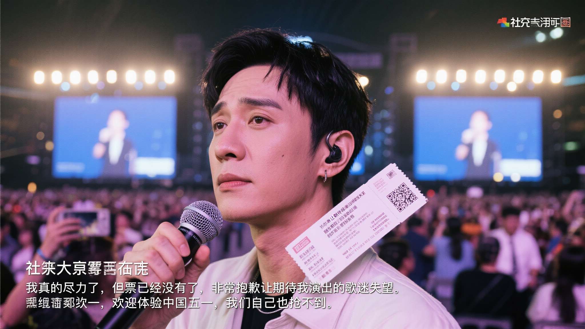小柯北京演唱会歌单 歌手本人在社交平台上发文,用略带无奈的语气表示:"我真的尽力了,但票已经没有了,